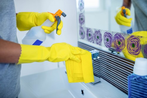 Quality check during a carpet cleaning complaint review