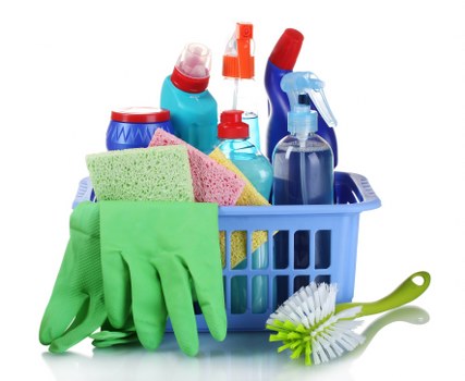 Waste handling and compliance materials used in carpet cleaning