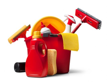 Cleaner maintaining a safe, dry workspace during carpet cleaning